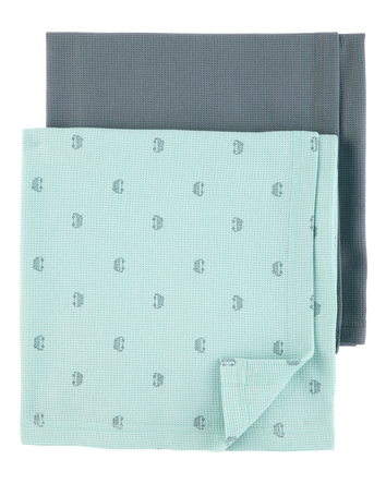 Baby 2-Pack Waffle Knit Blankets, 