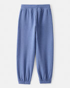Girls Cotton Joggers - Blue, image 2 of 4 slides