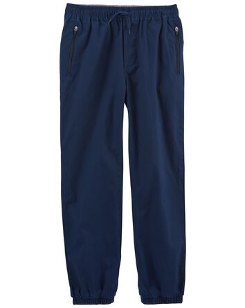 Kid Stretch Canvas Pull-On Joggers, 