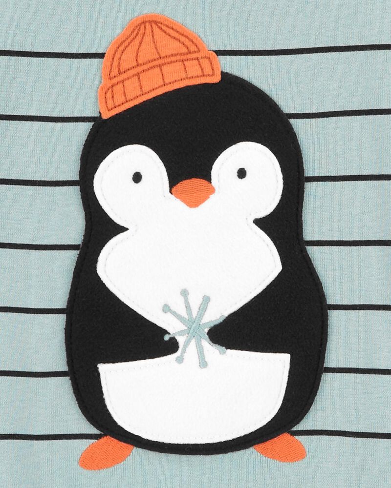 Baby 4-Piece Penguin 100% Snug Fit Cotton Pajamas, image 3 of 5 slides
