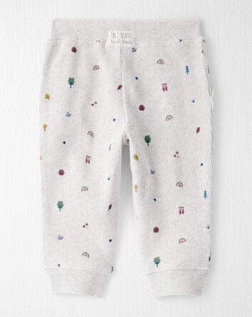 Baby 2-Piece Organic Cotton Waffle Knit Set in Icon Print, 