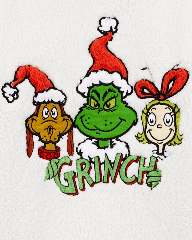 Toddler Grinch Fuzzy Pullover, image 2 of 3 slides