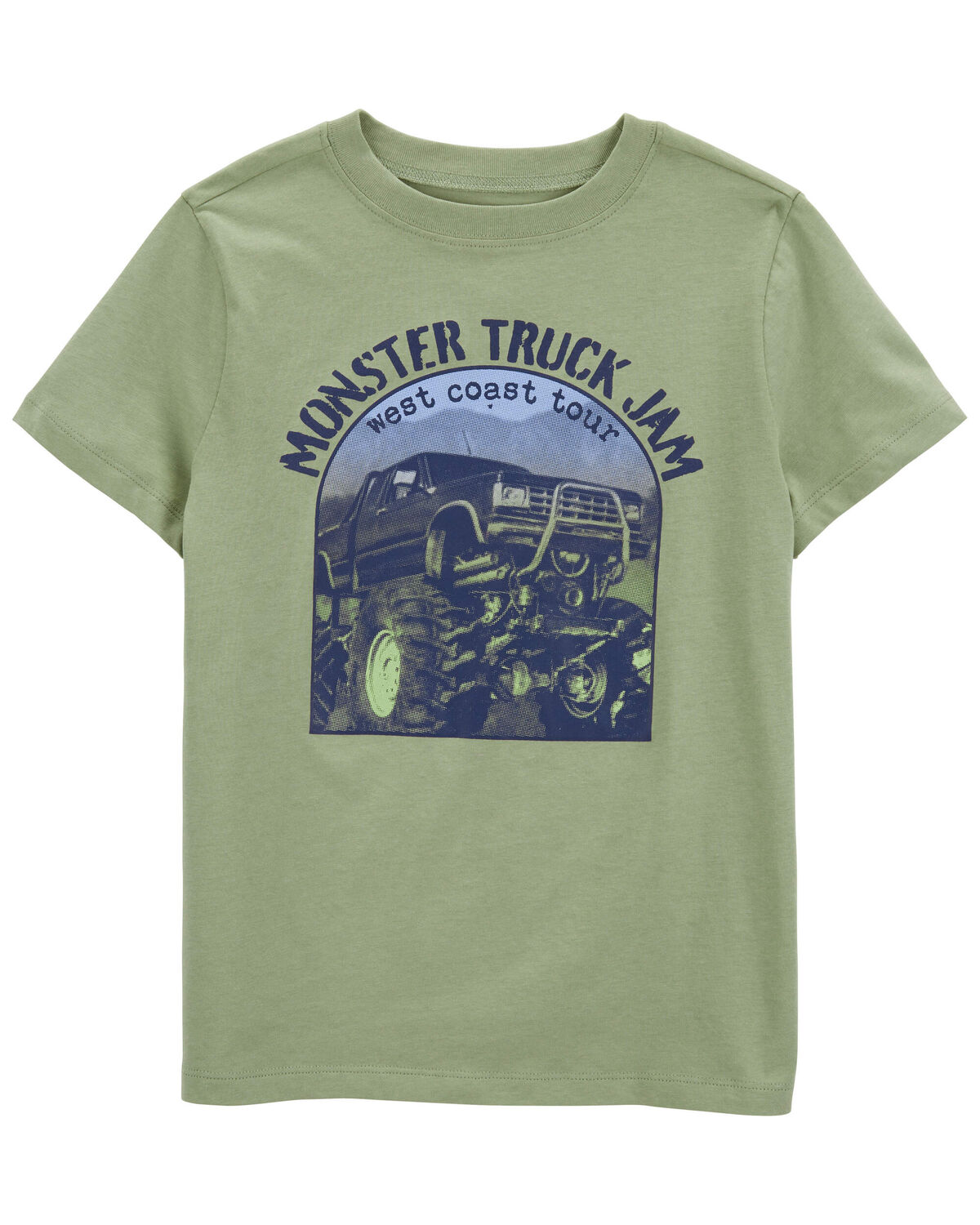 Kid Monster Truck Jam Graphic Tee