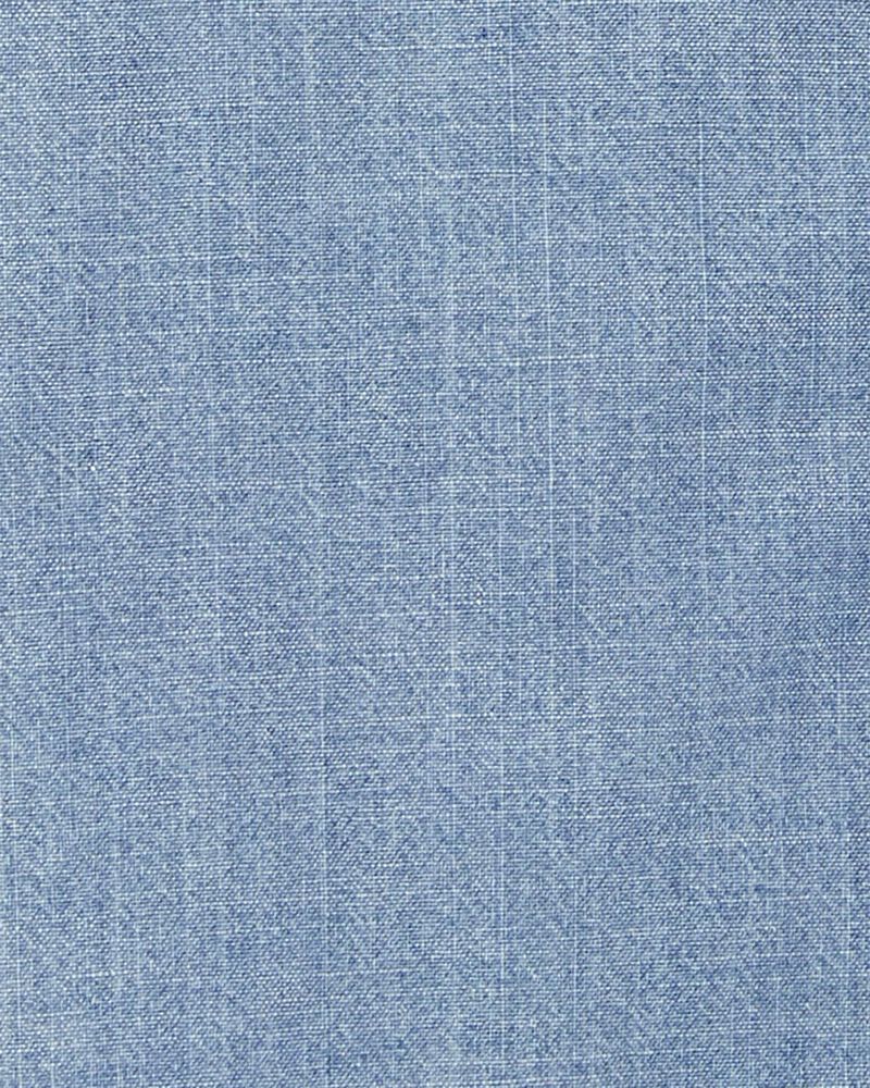 Toddler Button-Front Chambray Shirt, image 3 of 4 slides