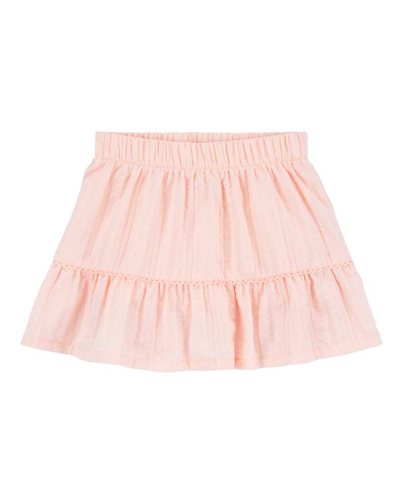 Toddler Tiered Skort - Pink, image 1 of 6 slides