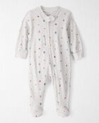 Baby Organic Cotton Sleep & Play Pajamas in Icon Town Print, image 1 of 5 slides
