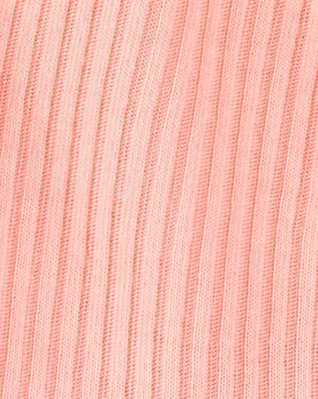 Toddler Girl Solid Loose Fit 2-Piece Pajamas - Coral, 