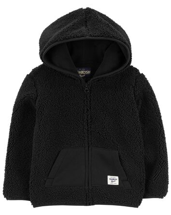 Toddler Sherpa Pullover Hoodie, 