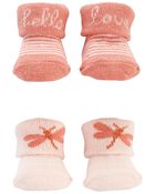Baby 2-Pack Booties, image 1 of 2 slides