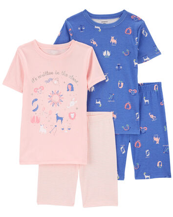 Kid 4-Piece In The Stars Pajamas Set, 