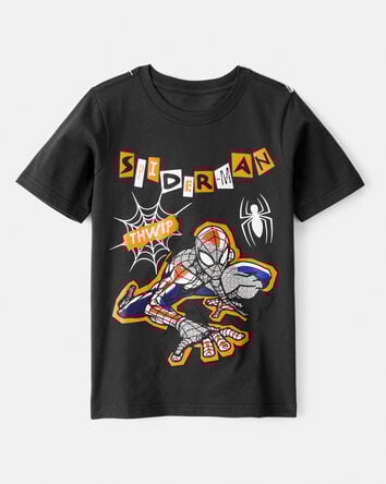 Kid ©Marvel Spider-Man Halloween Short-Sleeve Graphic Tee - Black, 