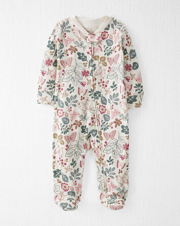 Organic Cotton Botanical Butterfly Sleep & Play Pajamas, 