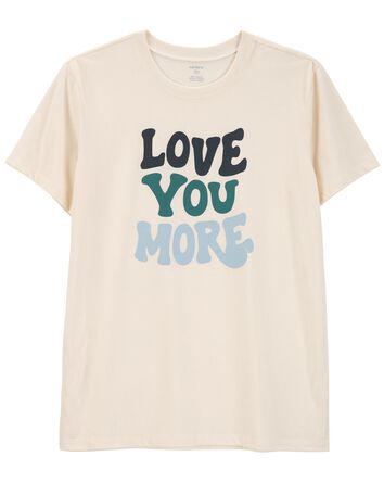 Adult Love You More Graphic Tee, 