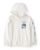 Kid Mountain Knit Hoodie - White, image 1 of 5 slides