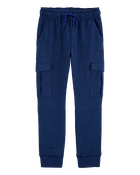 Kid Pull-On Knit Cargo Pants, image 1 of 5 slides