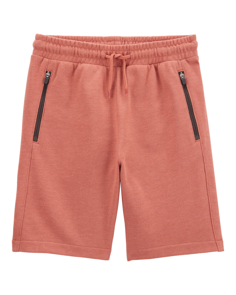 Kid Drawstring Lounge Short - Rust, image 1 of 4 slides