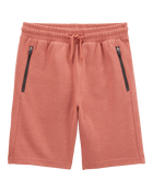 Kid Drawstring Lounge Short - Rust, image 1 of 4 slides