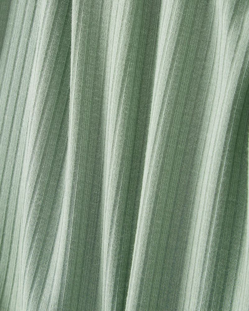 Baby Solid PurelySoft Footie 1-Piece Pajamas - Green, image 2 of 4 slides