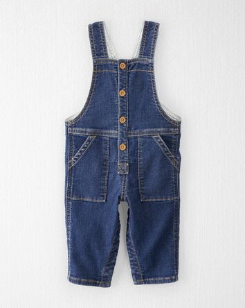 Baby Denim Overalls Made With Organic Cotton, 
