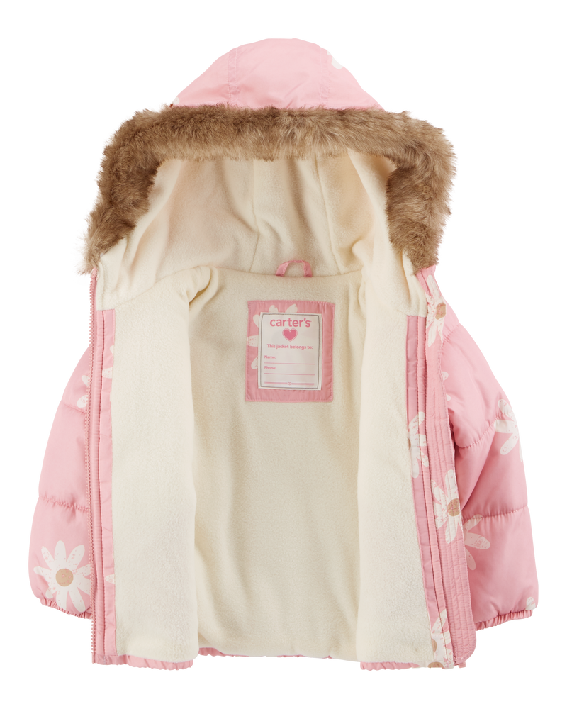 Toddler 2-Piece Daisy Snowsuit Set, image 3 of 5 slides