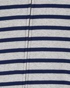 Baby 1-Piece Striped Snug Fit Cotton Footie Pajamas, image 2 of 2 slides