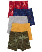 Toddler 5-Pack Boxer Briefs Underwear, image 1 of 2 slides