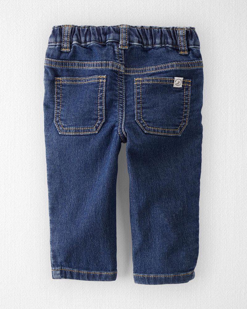 Baby Denim Jeans Made With Organic Cotton, image 2 of 4 slides
