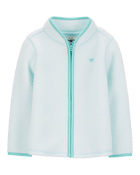 Toddler Embroidered Teddy-Fleece Jacket, image 1 of 3 slides