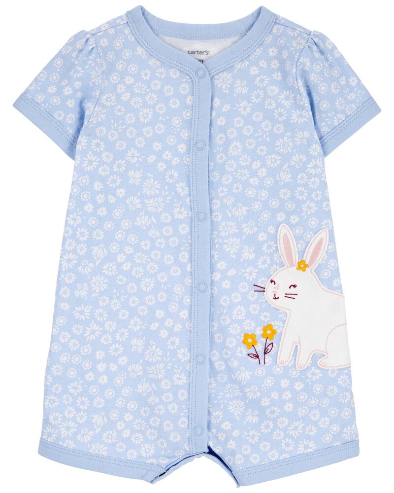 Baby Bunny Snap-Up Romper, image 1 of 3 slides