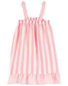 Striped Woven Nightgown, image 2 of 4 slides