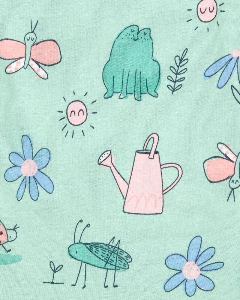 Baby 4-Piece Bunny Cotton Pajamas, image 3 of 4 slides