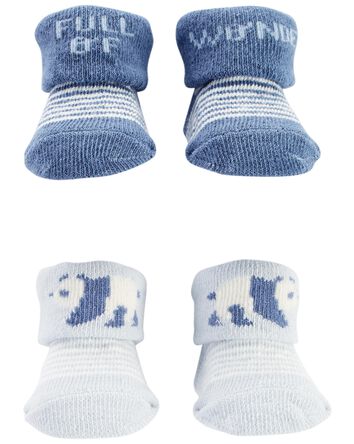 Baby 2-Pack Baby Booties, 