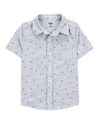 Kid Stars and Stripes Button-Down Shirt, image 1 of 3 slides