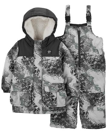 Toddler 2-Piece Hooded Snowsuit, 
