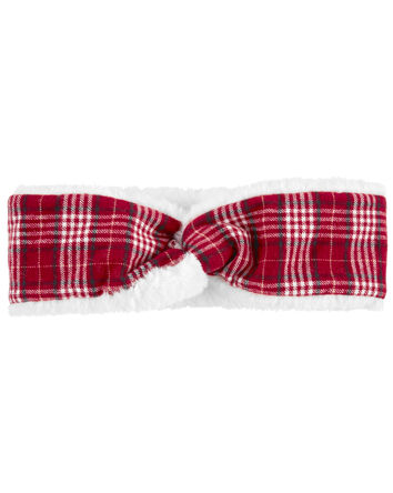 Toddler Plaid Ear Warmer, 