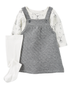 Baby 3-Piece Quilted Jumper Set, image 1 of 6 slides