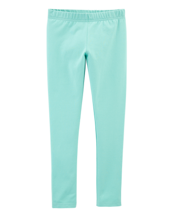 Kid Cotton Stretch Leggings, 