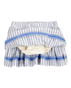 Baby Striped Pull-On Linen Look-Alike Skort, image 2 of 4 slides