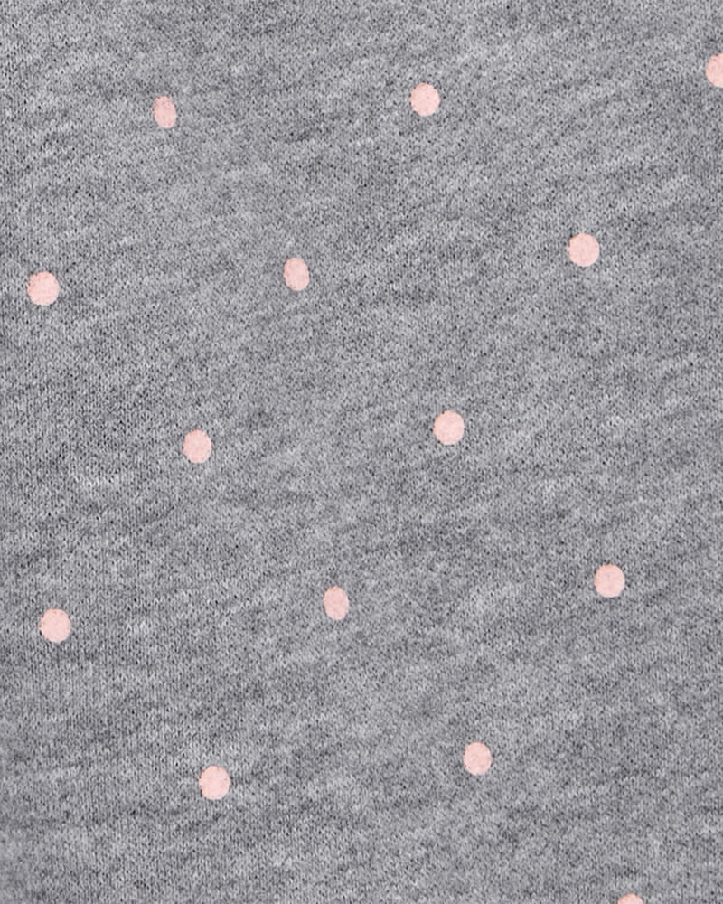Baby Polka Dot Pull-On Fleece Joggers, image 3 of 4 slides