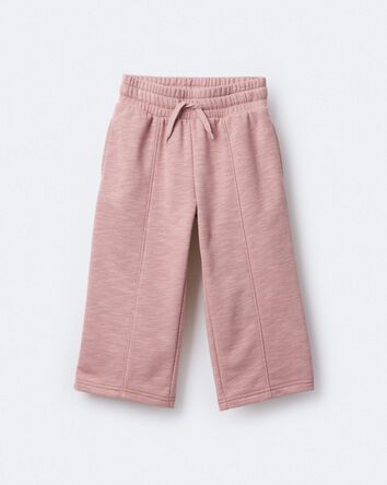 Toddler Girl Linda Wide Leg Pant - Mauve, 