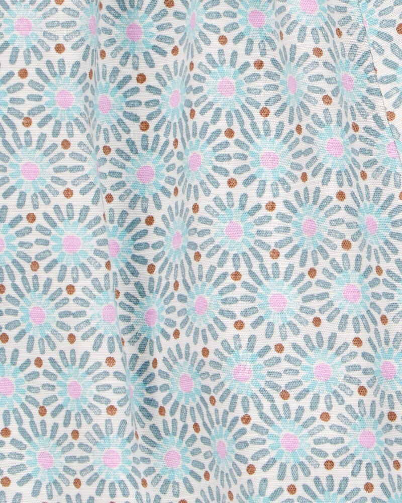 Kid Geo Print Flowy Pull-On Shorts, image 3 of 4 slides