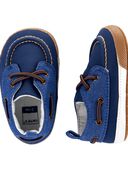 Navy - Baby Boat Baby Shoes