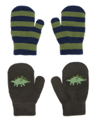 Toddler 2-Pack Dinosaur Gripper Mittens, image 1 of 2 slides