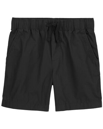 Pull-On Poplin Shorts, 