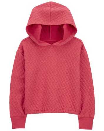 Kid Quilted Double Knit Hoodie, 