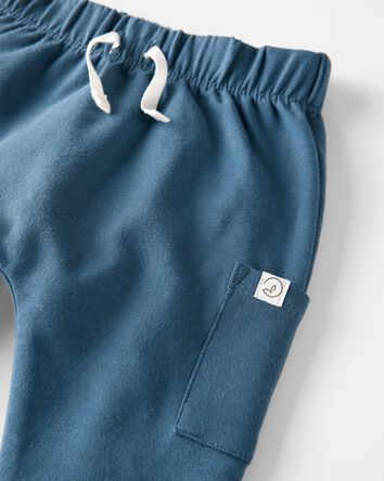 Baby 2-Pack Organic Cotton Terry Pants, 