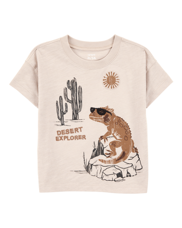 Baby Desert Lizard Graphic Tee - Ivory, 