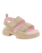 Toddler Casual Girl Sandals - Tan, image 1 of 7 slides