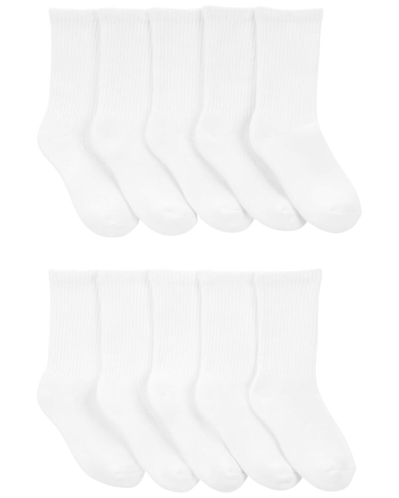 Kid 10-Pack Crew Socks, image 1 of 2 slides