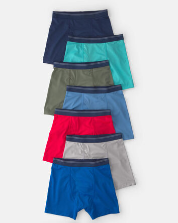 Boys 7-Pack Mesh Boxer Brief Underwear, 